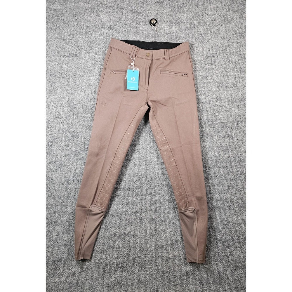 HALTER EGO Kimberly Full Seat Breeches Size 30 28" Inseam Taupe NWT